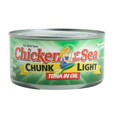 Chicken of the Sea chunk light油浸鮪魚塊罐頭, 1罐, 340g
