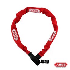 ABUS 機車防盜鎖 紅色 C6800-110公分, 1個