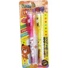 玩具先生 神奇隱形筆 消失筆 記號筆 整人玩具, 韓版-粉+黃