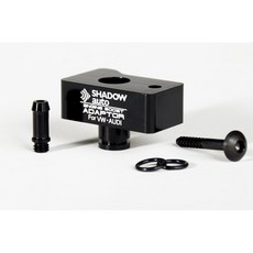Shadow 極速電堂公司貨 VW Golf 7 mk7 Gti R 渦輪表 歧管壓力轉接座, 詳見包裝, Black