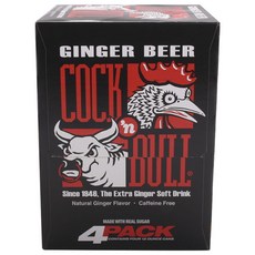 CockNBull 無酒精薑汁氣泡飲, 4個, 354.9毫升
