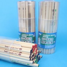 TOMATO HB P-011 萬 三角鉛筆 原木鉛筆, 一筒入(48支)