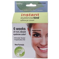 Godefroy 即時染眉劑, 1個, 中褐色