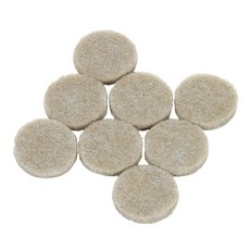 Chef Craft 圓形毛氈墊 25mm, 8個