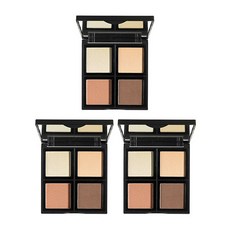 e.l.f. 4格打亮修容盤 16g, 混色, 3入