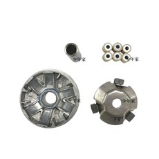 【少年家】SYM 三陽 原廠 迪爵 Fiddle125 CBS 前普利組 滑動驅動盤總成, 銀色, 1個