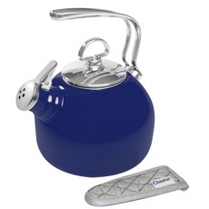 chantal 經典的搪瓷茶水電子茶港, 1.7L, 鈷藍色