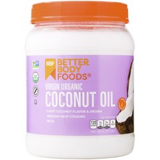 BETTER BODY FOODS 初榨椰子油, 1個, 1.6L