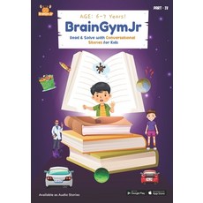 (英文圖書)BrainGymJr: Read and Solve - Part 4 ( Age 6 - 7 years): Conversational English S... 平裝版, Independently Published, 英文