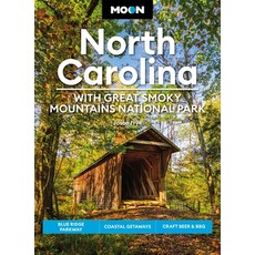 (英文圖書) Moon North Carolina: With Great Smoky Mountains National Park: Blue Ridge Parkway Coastal Ge... 平裝版, Moon Travel, 英文