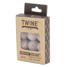 TWINE 花園派對葡萄酒寶石酒具配件, 1個, 粉晶