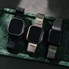 w.wear Apple Watch 磨砂方塊鈦金屬錶帶