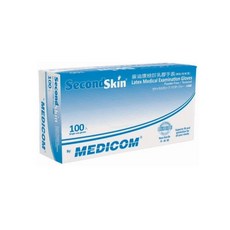 Medicom麥迪康SecondSkin無粉乳膠手套 可開統編發票, 詳見包裝, 詳見包裝, 詳見包裝, S