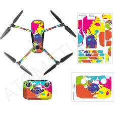 SUNNYLIFE DJI MAVIC3 機身 RC-N1 遙控 3M材質 全套 貼紙 (高雄現貨), 多彩, 1個