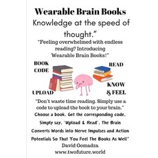(英文圖書) Wearable Brain Books: Knowledge at the speed of thought. 平裝版, Independently Published, 英文