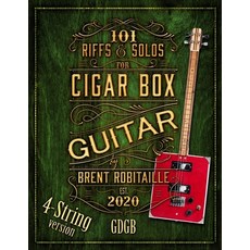 (英文圖書) 101 Riffs and Solos for 4-String Cigar Box Guitar: Essential Lessons for 4-Stri... 平裝版, Kalymi Music, 英文