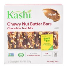 Kashi 耐嚼堅果奶油巧克力棒, 5入, 35g