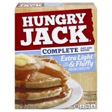 HUNGRY JACK 特級輕盈蓬鬆鬆餅&格子鬆餅粉, 1個, 907g
