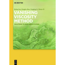 Vanishing Viscosity Method 精裝版, de Gruyter, 英文