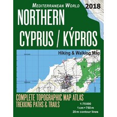(英文圖書) Northern Cyprus / Kypros Hiking & Walking Map 1: 75000 Complete Topographic Map Atlas Trekkin... 平裝版, Createspace Independent Pub..., 英文