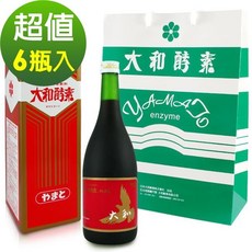 大和酵素 日本原裝進口人蔘酵素超值組6瓶 (不含提袋) 健康食品, 720ml, 6盒裝