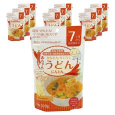 田糜製麵 孩童紅蘿蔔烏龍麵, 10個, 100g