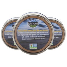 Wild Planet 橄欖油漬鮪魚罐頭, 3罐, 142g