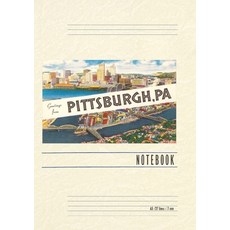 (英文圖書) Vintage Lined Notebook Greetings from Pittsburgh Pennsylvania 平裝版, Found Image Press, 英文