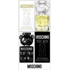 MOSCHINO 男士Toy2代淡香水 辛辣木質香調 5ml+女士Toy2代淡香水 木質花香調 5ml組, 1個
