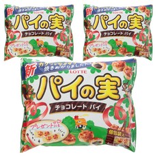 LOTTE 樂天 日本Pie No Mi分享包巧克力派餅乾, 3個, 124g