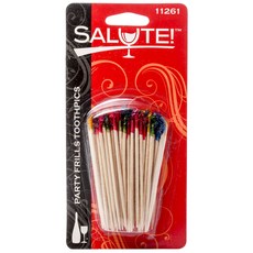 Salute 派對荷葉邊牙籤, 1個, 80件