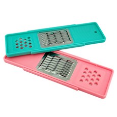 台灣製 兩用菜挫磨泥刨絲器 蘿蔔薑絲黃瓜切絲刨刀 多功能廚房工具, 綠色,顏色缺貨時，會隨機出貨