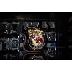 3JFT 聯名復古安全帽, 亮黑