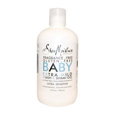 Shea Moisture 無香洗髮沐浴乳, 1瓶, 384ml