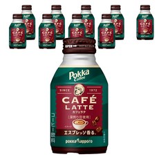pokka sapporo 深煎拿鐵咖啡飲 義式濃縮風味, 10個, 260ml