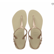Havaianas 哈瓦仕 Twist 女生 金沙色 可調式 涼拖鞋 經典款 女款, EU 37