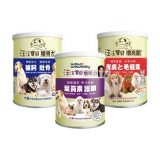 汪汪寶貝 營養全方位組合 350g 任選三罐+一罐, 1套裝, 關節, 毛髮, 眼睛, 3份