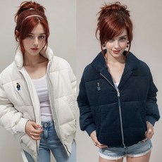 WHO.A.U 韓國雙面穿連帽外套，秋冬情侶款多色可選，時尚保暖舒適