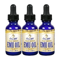 Emu gold 舒緩護理潤膚油, 3個, 30ml