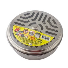 附蓋式不鏽鋼蚊香盒 （內置線網）, 詳見包裝, 不鏽鋼