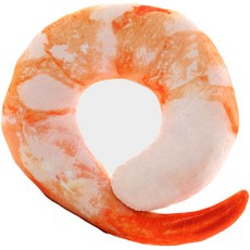 蝦仁抱枕 午睡枕 趴睡 靠枕 靠墊 辦公室 絨毛仿真 交換禮物 生日禮物, 詳見包裝