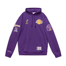 mitchell & ness 洛杉磯湖人隊冠軍城市運動連帽T