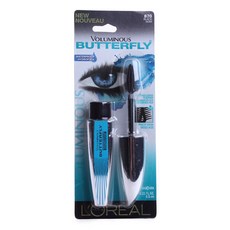 L'OREAL PARiS 巴黎萊雅 豐盈蝴蝶防水睫毛膏 6.5ml, 1入, 黑色