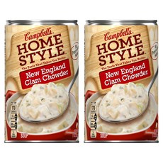 Campbell's 金寶 新英格蘭蛤蜊巧達濃湯罐頭, 2罐, 533g
