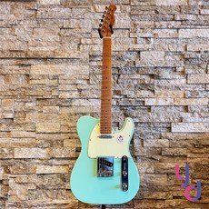 Bacchus BTE-1-RSM/M 藍色/綠色 Tele 電吉他 烤楓木琴頸 公司貨 贈千元配件, 藍色/綠色,綠色