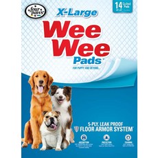 four paws 寵物狗狗清潔墊 XL號, 14件, 1件