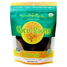 WONDERFULLY RAW Coco-Roons布朗尼, 1包, 176g