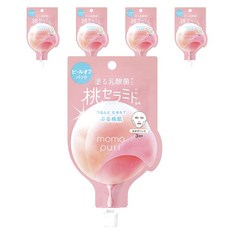 BCL momo puri 乳酸菌&水蜜桃保濕撕除式面膜 20ml, 5個, 1件