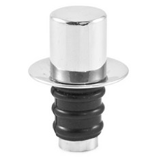 true 禮帽倒酒器和酒塞, 1個, 銀