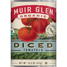 MUIR GLEN 切丁番茄罐頭, 1個, 411克